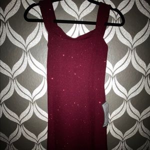 Shiny purple dess! NEW - Macy’s